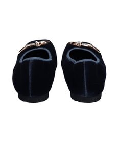 Bridget Birkin 【PARADIS COULEUR】スクエアトウメタルリボンバレエシューズ