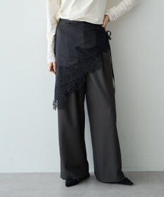 YECCA VECCA 【2点SET】レイヤードストレートパンツ