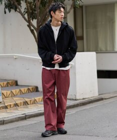 WEGO 【ユニセックス着用ITEM/XSSMLサイズ展開/ウエストゴム】ユルフィットコットンイージーパンツ