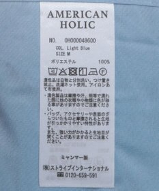AMERICAN HOLIC Wポケットシアー半袖シャツ