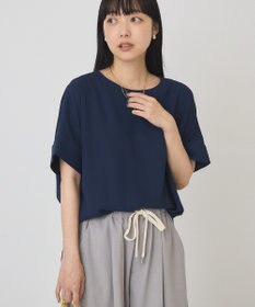 AMERICAN HOLIC 【予約】【WEB限定】イージーケア+接触冷感バックタック半袖プルオーバー