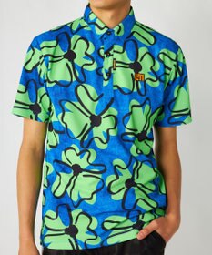 FILA GOLF／marie claire 【Loudmouth】総柄ポロシャツ