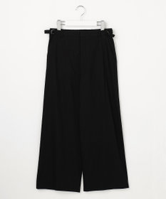 J.PRESS LADIES S 【人気素材】セルロースリネンストレッチ セミワイド パンツ