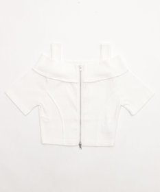 WEGO オフショルWジップトップス