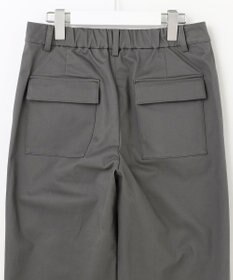 J.PRESS LADIES 【洗える】サテンストレッチプレミアムピーチ ベイカー パンツ