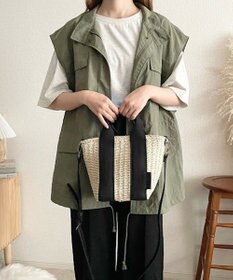 LA BAGAGERIE 【maison vert】【ペーパー素材使用】2WAYかごバッグ