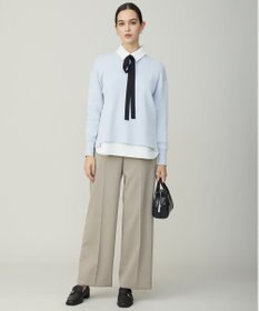 ICB L ハイツイストダブルクロス ワイドパンツ