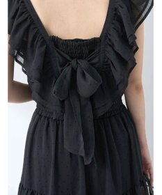 earth music&ecology フロッキードットフリルビスチェ