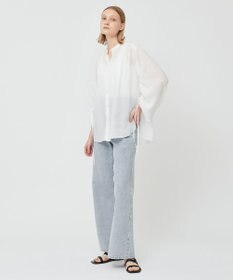 BEIGE， LILAC / シアーブラウス