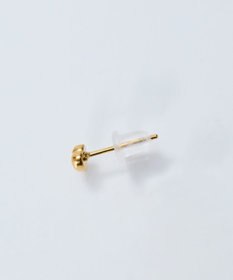 Phoebe 【金属アレルギー対応】パフィーハートピアス(片耳)　ゴールド/サージカルステンレス