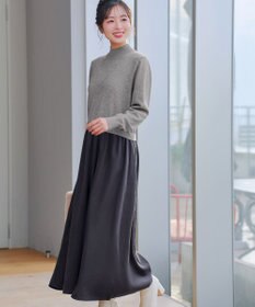 Tiaclasse ニットドッキングワンピース