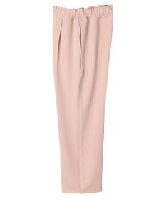 Green Parks イージーウエストセンタープレスストレートパンツ