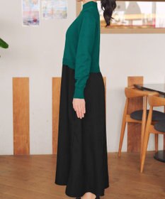 Tiaclasse ニットドッキングワンピース