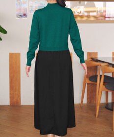 Tiaclasse ニットドッキングワンピース