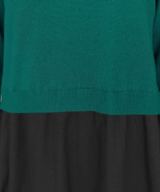 Tiaclasse ニットドッキングワンピース