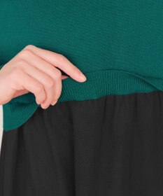 Tiaclasse ニットドッキングワンピース