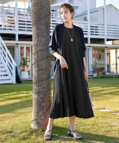 Tiaclasse L 【洗える】体型カバーも叶うドルマンニットカーディガン