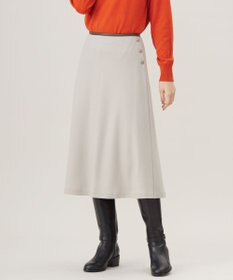 J.PRESS LADIES L 【洗える】ウールスムース スカート