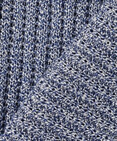 JOSEPH ABBOUD 【エコ素材和紙使用・日本素材】和紙杢メッシュクルーネック ニットジャケット