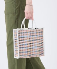 LeSportsac WOVEN MED DRAWST TOTE/マルチメッシュサンド