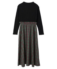 Green Parks ・ＥＬＥＮＣＡＲＥ　ＤＵＥ　チェックキリカエワンピース