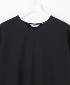 J.PRESS LADIES 【一枚で着映え】LIBERTYコンビ フレンチスリーブ カットソー