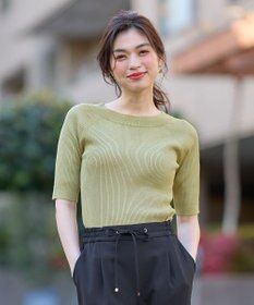 ANY ラメリブニット