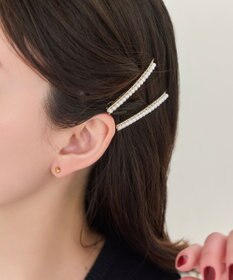 Phoebe 【金属アレルギー対応】パフィーハートピアス(片耳)　ゴールド/サージカルステンレス