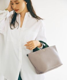 TOPKAPI 【Breath TOPKAPI】SCOTCH GRAIN スコッチグレイン プレーン 2トーンテープ ハンドル トートバッグ S