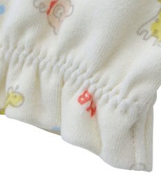 MIKI HOUSE HOT BISCUITS スムース素材総柄ミトン