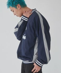 WEGO 【ユニセックス着用ITEM】ナイロングラフィックプルオーバー