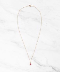 TOCCA 【WEB＆数量限定】PIECE OF FLOWER NECKLACE K10 ピンクトルマリン ダイヤモンド ネックレス