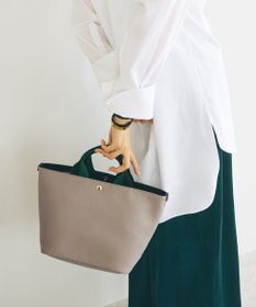 TOPKAPI 【Breath TOPKAPI】SCOTCH GRAIN スコッチグレイン プレーン 2トーンテープ ハンドル トートバッグ S