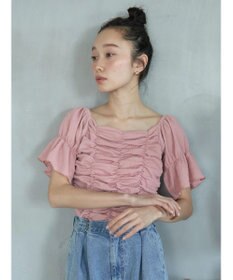 earth music&ecology カットシャーリングプルオーバー