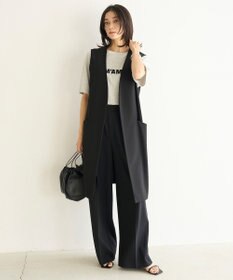 UNFILO BEAUTY FORM-Tコットン ロゴ半袖T