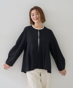 YECCA VECCA ペプラムジャケット