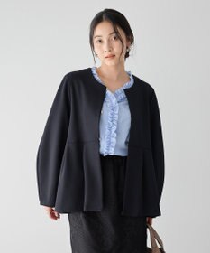 YECCA VECCA ペプラムジャケット