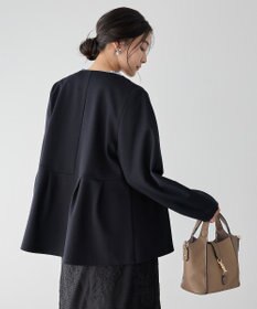 YECCA VECCA ペプラムジャケット