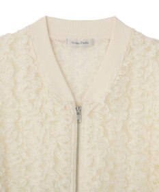 Green Parks フラワー柄チュールブルゾン