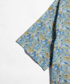 LENO LIBERTY PRINT OPEN COLLAR SHIRTS / リバティプリント半袖シャツ