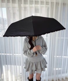 WEGO 【日傘/雨晴兼用/UVカット/日焼け対策/紫外線対策/熱中症対策】PROTECT　U　フリル