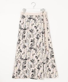 自由区 【洗える・XSサイズあり】ハーバルフロープリント スカート