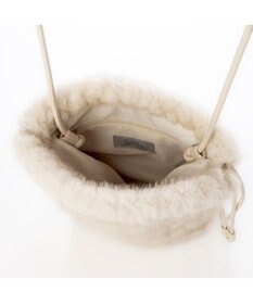 UNBILLION カシュカシュ cachecache / ミンク風カットファー巾着ミニバッグ