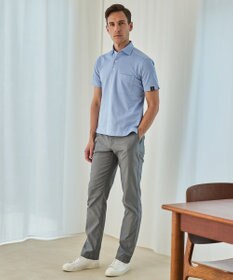 GOTAIRIKU チノ以上スラックス未満のドレス感【接触冷感/吸水速乾/ストレッチ】クールモーション コットンパンツ