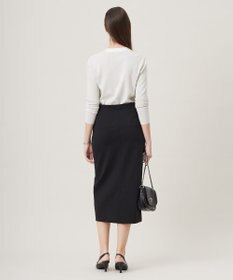 ICB 【洗える】 シンセティックフルニードル Vネックプルオーバー