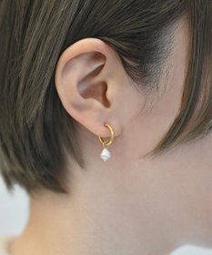 Pisceans 2wayドロップパールフープピアス