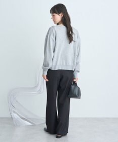 earth music&ecology ＵＶカット加工クルーネックニットカーディガン