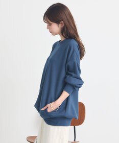 earth music&ecology サイドリブロゴスウェット