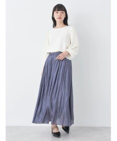 earth music&ecology シャイニーギャザースカート