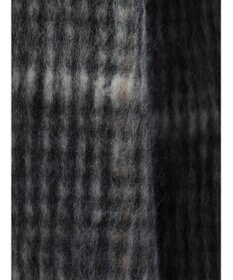 Green Parks コクーンシルエットチェックシャギーコート